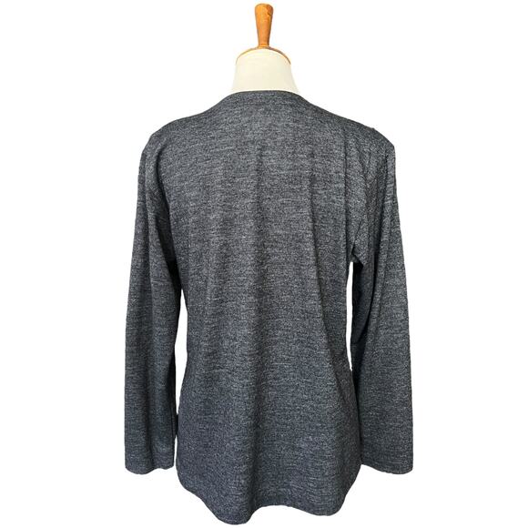 Vintage 90s La Chine Classic 100% Wool Classic Gold Button Sweater Size Large - Picture 6 of 7